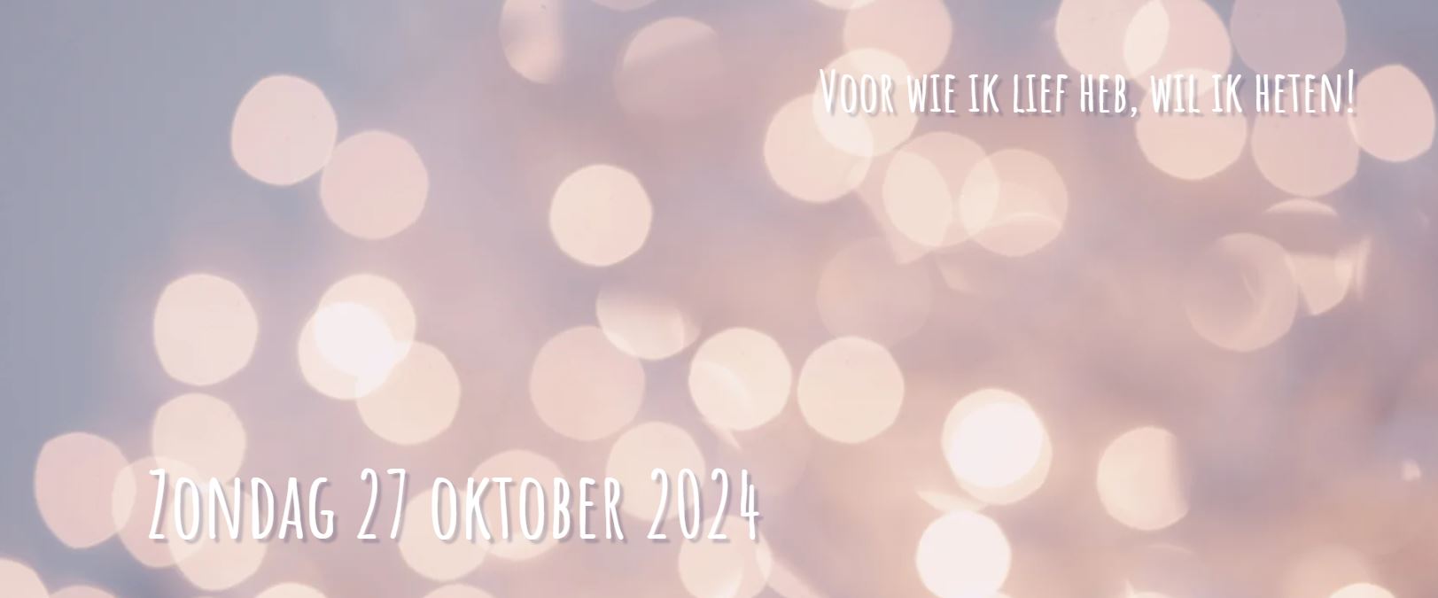 Alom Gedenken op zondag 27 oktober